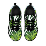 Toucan Aloha Hawaii Print Black Sneakers