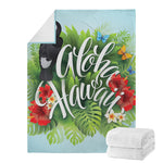 Toucan Aloha Hawaii Print Blanket