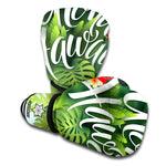 Toucan Aloha Hawaii Print Boxing Gloves
