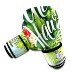 Toucan Aloha Hawaii Print Boxing Gloves