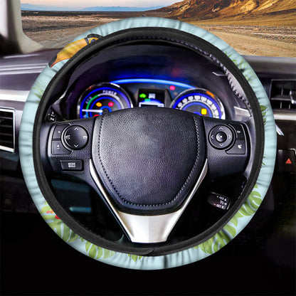 Toucan Aloha Hawaii Print Car Steering Wheel Cover