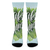 Toucan Aloha Hawaii Print Crew Socks