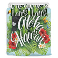 Toucan Aloha Hawaii Print Duvet Cover Bedding Set