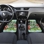 Toucan Aloha Hawaii Print Front and Back Car Floor Mats