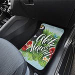 Toucan Aloha Hawaii Print Front and Back Car Floor Mats
