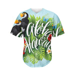 Toucan Aloha Hawaii Print Men's Baseball Jersey