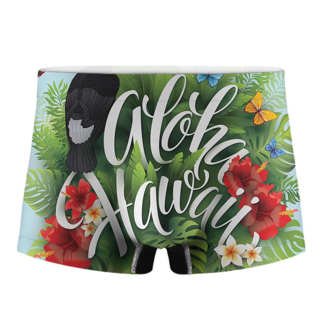 Toucan Aloha Hawaii Print Men's Boxer Briefs
