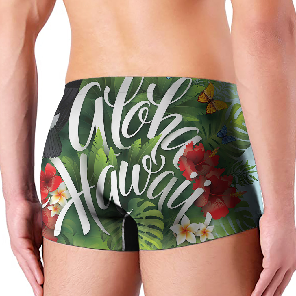 Toucan Aloha Hawaii Print Men's Boxer Briefs