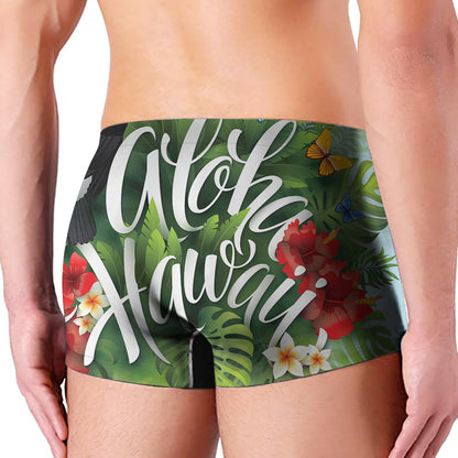 Toucan Aloha Hawaii Print Men's Boxer Briefs