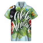 Toucan Aloha Hawaii Print Men's Short Sleeve Shirt
