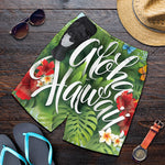Toucan Aloha Hawaii Print Men's Shorts