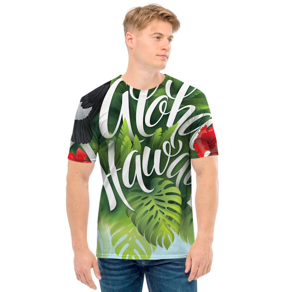 Toucan Aloha Hawaii Print Men's T-Shirt