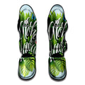 Toucan Aloha Hawaii Print Muay Thai Shin Guards