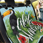 Toucan Aloha Hawaii Print Pet Car Back Seat Cover