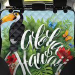 Toucan Aloha Hawaii Print Pet Car Back Seat Cover