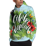 Toucan Aloha Hawaii Print Pullover Hoodie