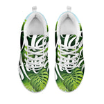 Toucan Aloha Hawaii Print White Sneakers