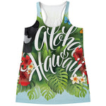 Toucan Aloha Hawaii Print Women's Racerback Tank Top