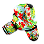 Toucan Parrot Tropical Pattern Print Boxing Gloves