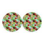Toucan Parrot Tropical Pattern Print Car Coasters