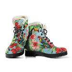 Toucan Parrot Tropical Pattern Print Comfy Boots GearFrost