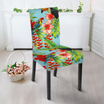 Toucan Parrot Tropical Pattern Print Dining Chair Slipcover