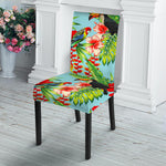 Toucan Parrot Tropical Pattern Print Dining Chair Slipcover