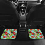 Toucan Parrot Tropical Pattern Print Front and Back Car Floor Mats