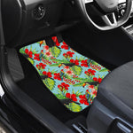 Toucan Parrot Tropical Pattern Print Front and Back Car Floor Mats