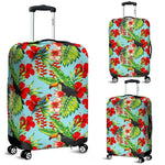 Toucan Parrot Tropical Pattern Print Luggage Cover GearFrost