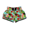 Toucan Parrot Tropical Pattern Print Muay Thai Boxing Shorts