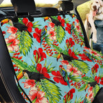 Toucan Parrot Tropical Pattern Print Pet Car Back Seat Cover