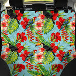 Toucan Parrot Tropical Pattern Print Pet Car Back Seat Cover