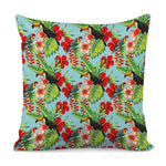 Toucan Parrot Tropical Pattern Print Pillow Cover