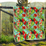 Toucan Parrot Tropical Pattern Print Quilt