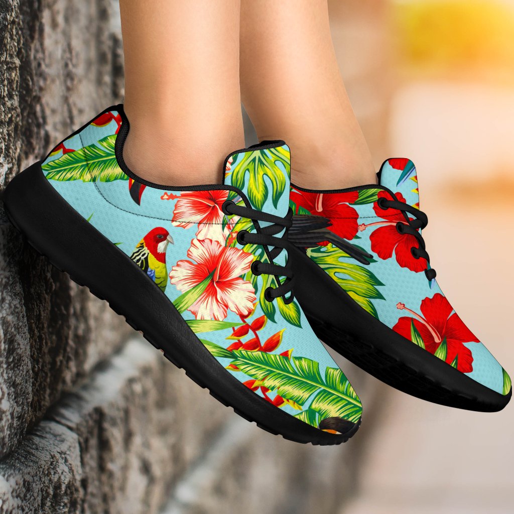 Toucan Parrot Tropical Pattern Print Sport Shoes GearFrost