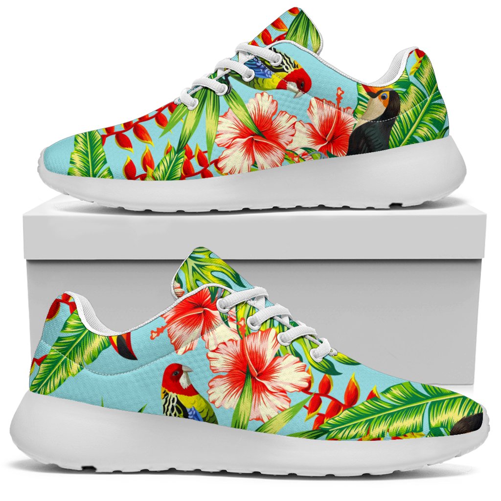 Toucan Parrot Tropical Pattern Print Sport Shoes GearFrost