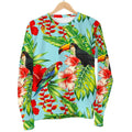 Toucan Parrot Tropical Pattern Print Women's Crewneck Sweatshirt