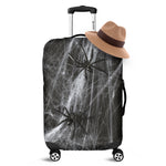 Toy Spiders And Cobweb Print Luggage Cover