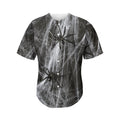 Toy Spiders And Cobweb Print Men's Baseball Jersey