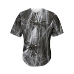 Toy Spiders And Cobweb Print Men's Baseball Jersey