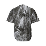 Toy Spiders And Cobweb Print Men's Baseball Jersey