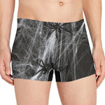 Toy Spiders And Cobweb Print Men's Boxer Briefs