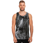 Toy Spiders And Cobweb Print Men's Tank Top