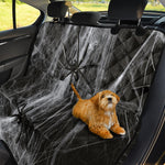 Toy Spiders And Cobweb Print Pet Car Back Seat Cover