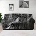 Toy Spiders And Cobweb Print Sofa Cover