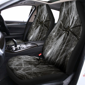 Toy Spiders And Cobweb Print Universal Fit Car Seat Covers
