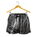 Toy Spiders And Cobweb Print Women's Shorts
