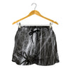 Toy Spiders And Cobweb Print Women's Shorts