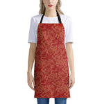 Traditional Chinese Dragon Pattern Print Apron